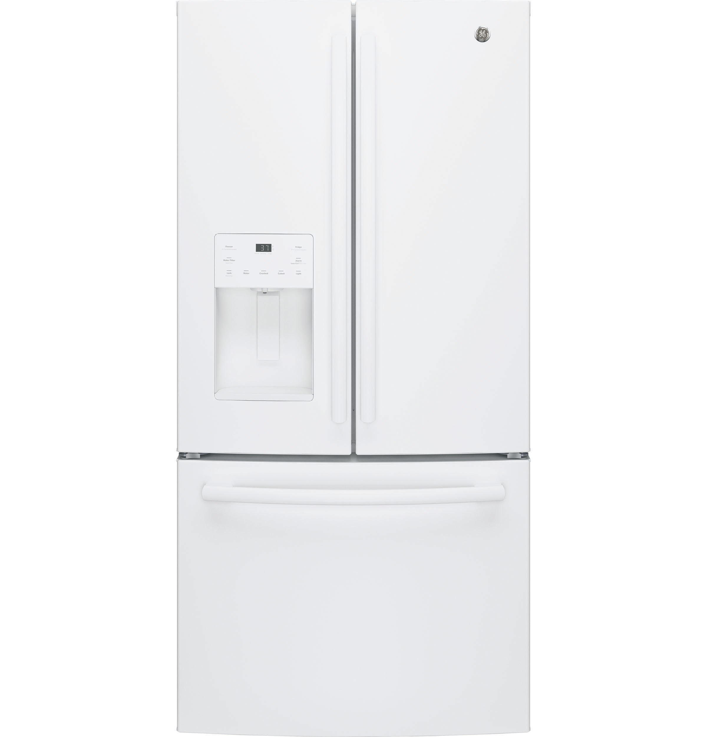 GE GFE24JGKAFWW Bottom-Mount Refrigerator
