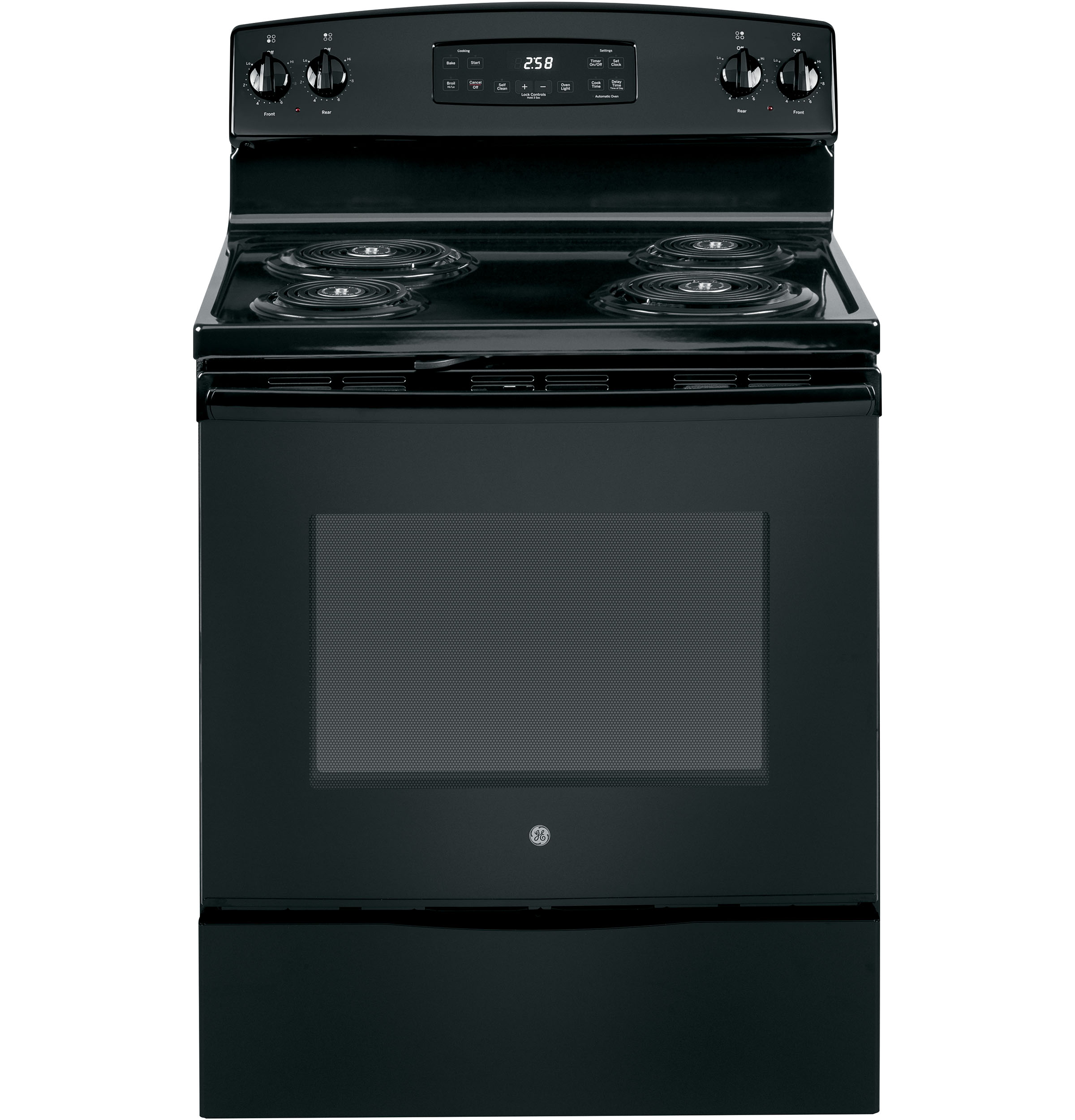GE JB258DM1BB Electric Range