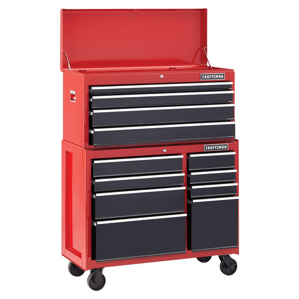 Craftsman 115786 41 4 Drawer Heavy Duty Top Chest Red Sears