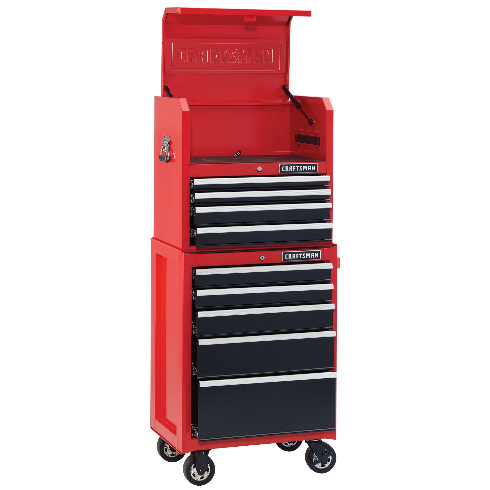 Craftsman 26 9 Drawer Open Till Tool Chest And Rolling Cabinet