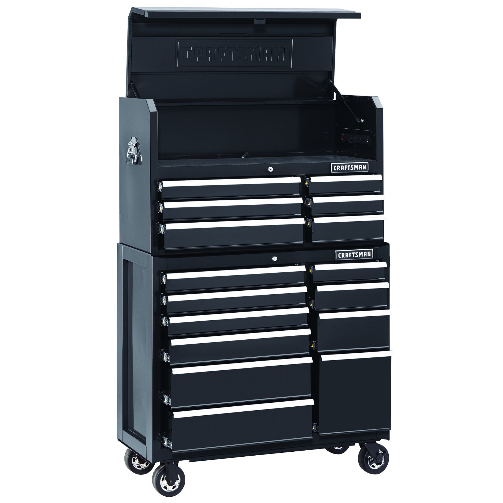Craftsman 41 Wide 16 Drawer Soft Close Tool Chest And Rolling