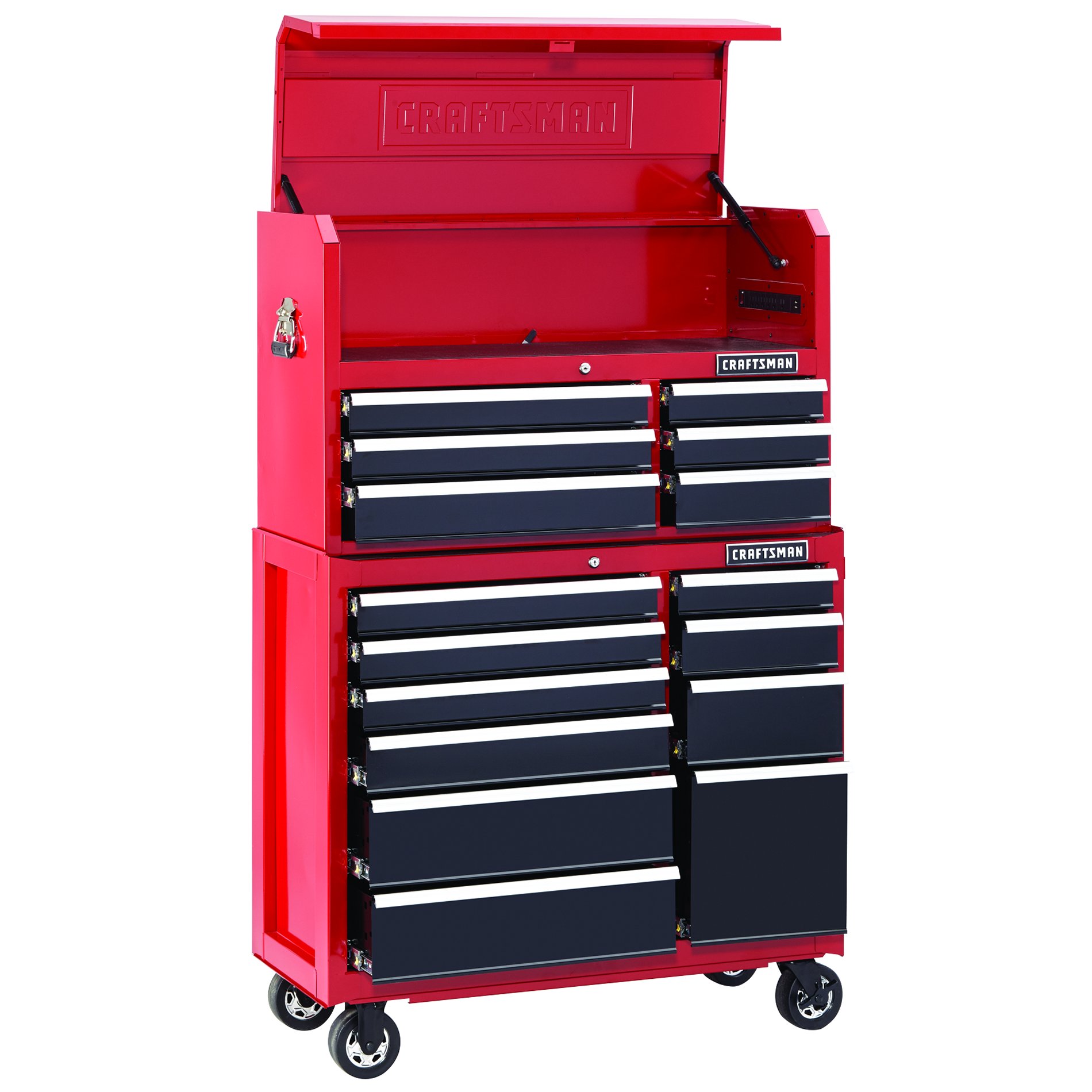 Craftsman 41 Wide 16 Drawer Soft Close Tool Chest And Rolling