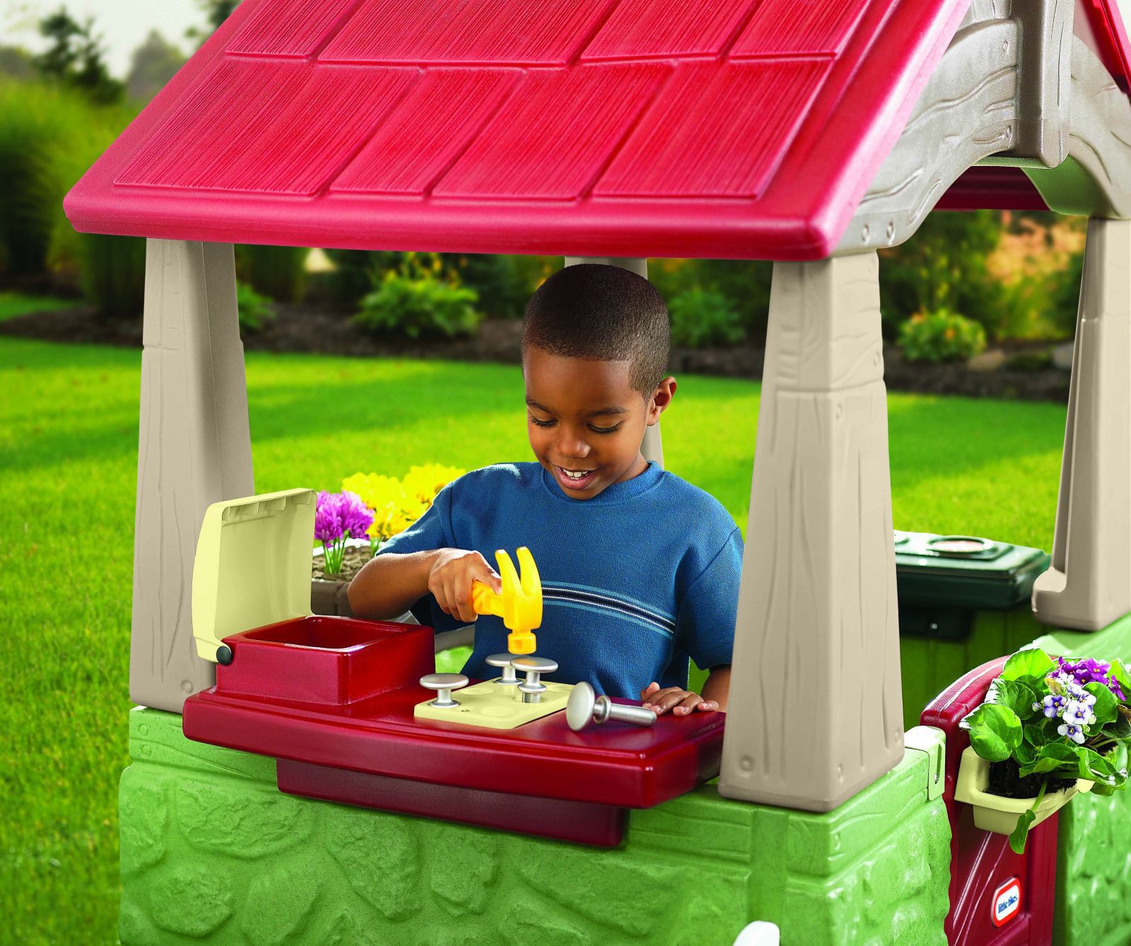 little tikes house and garden playhouse