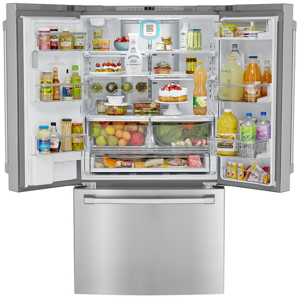 Kenmore Pro 79993 23.7 cu. ft. Counter-Depth French Door Refrigerator w ...