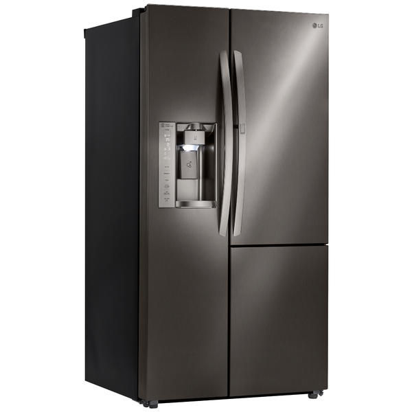 LG LSXS26366D 26.1 cu. ft. Side-By-Side Refrigerator - Black Stainless