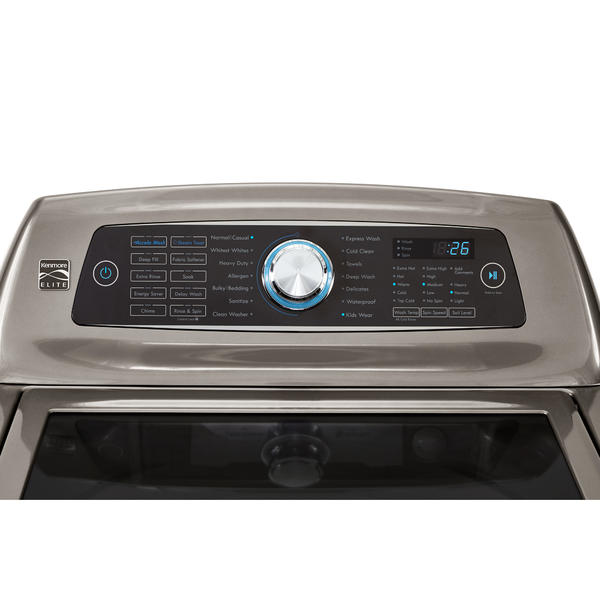 Kenmore Elite 31553 TopLoad Washer w/Steam & Accela Wash® Metallic