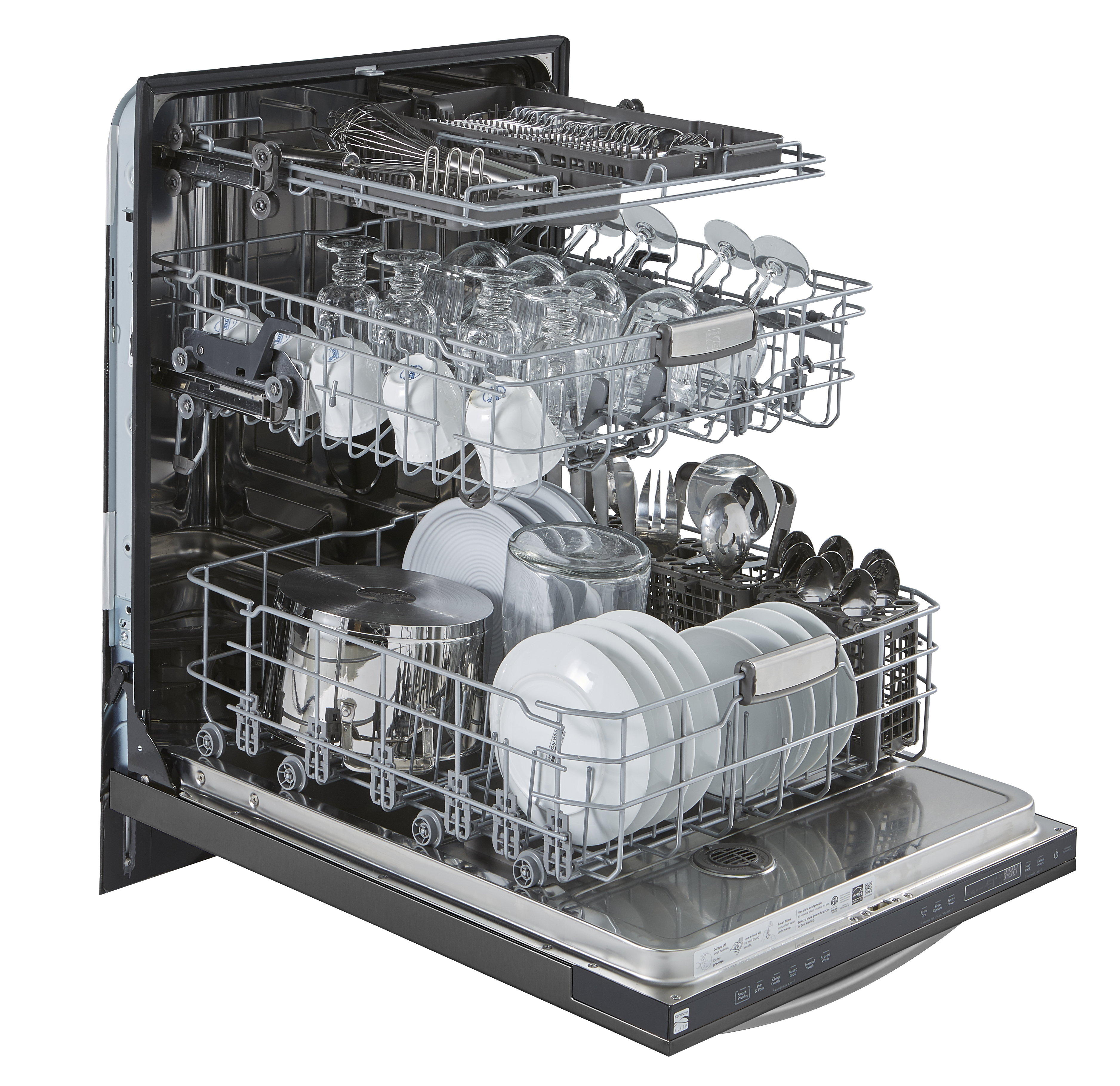 kenmore elite dishwasher black