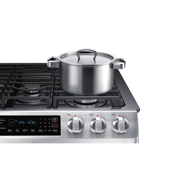 Samsung NX58M9420SS/AA 5.8 cu. ft. Slidein Gas Range w/ Fan Convection Stainless Steel