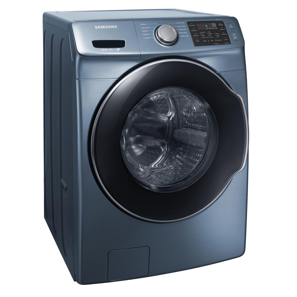 Samsung Wf45m5500az A5 4 5 Cu Ft Front Load Washer Azure Blue