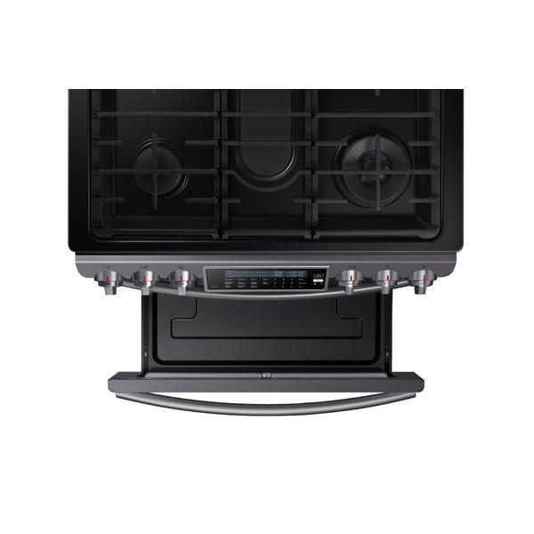 Samsung NX58K9500WG/AA 5.8 cu. ft. SlideIn Gas Range with Convection Black Stainless Sears