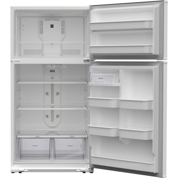 Kenmore 61202 21 cu. ft. TopFreezer Refrigerator White Sears Home
