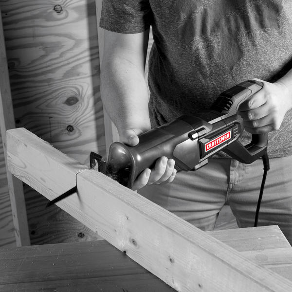 3308.3 Craftsman 6.5 Amp Reciprocating Saw with Bonus 10 Blades Sears