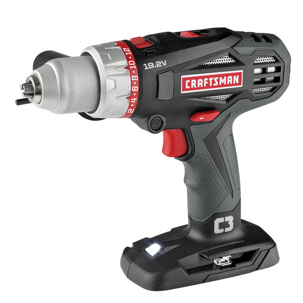 5734 Craftsman C3 19.2V 1/2" 2Speed Hammer Drill Sears Hometown Stores