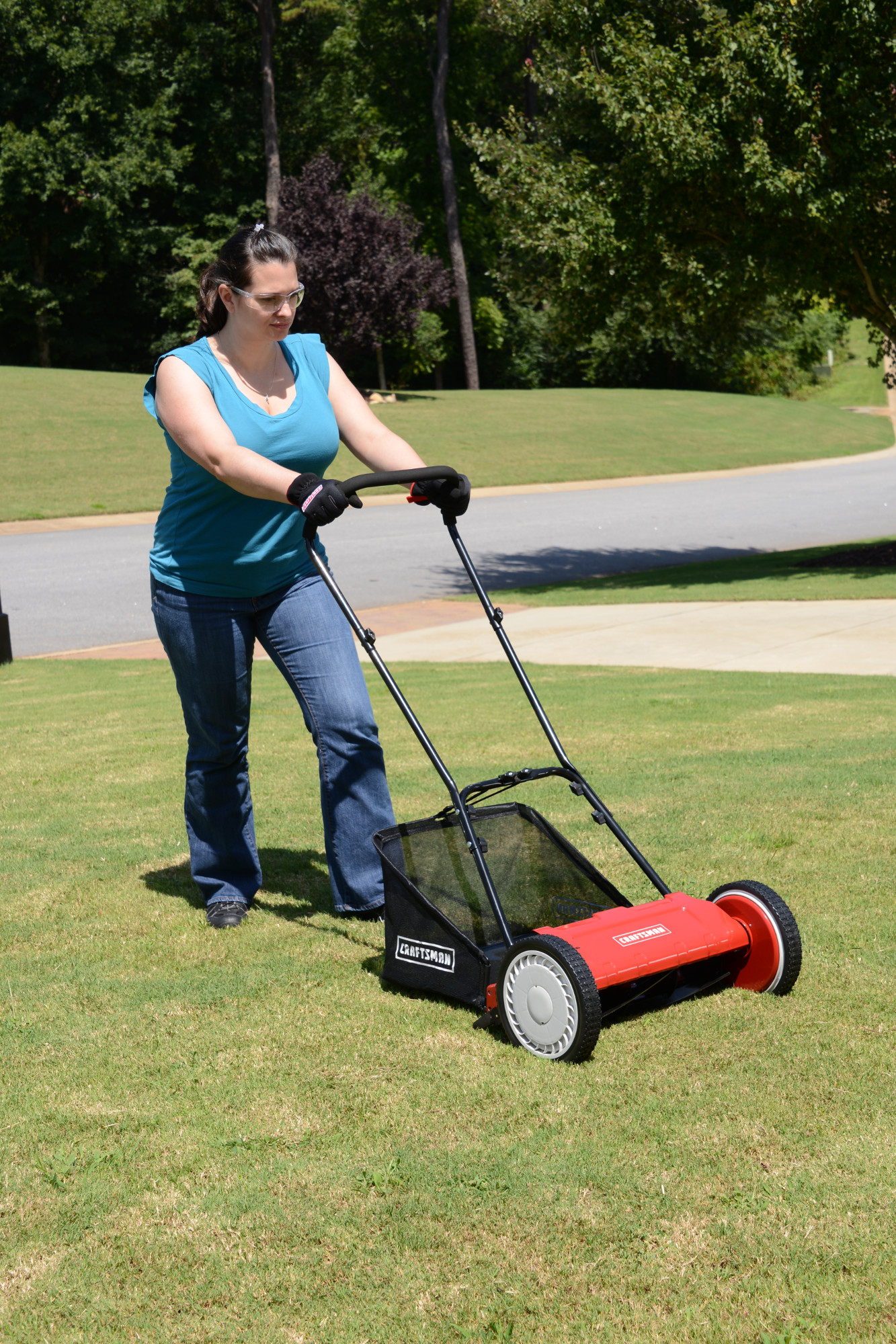 Craftsman LMRM1602 16" Reel Push Lawn Mower With Bag | Sears Hometown Stores