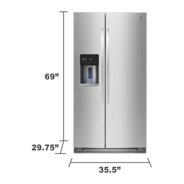 Kenmore 51783 21 cu. ft. CounterDepth SidebySide Refrigerator