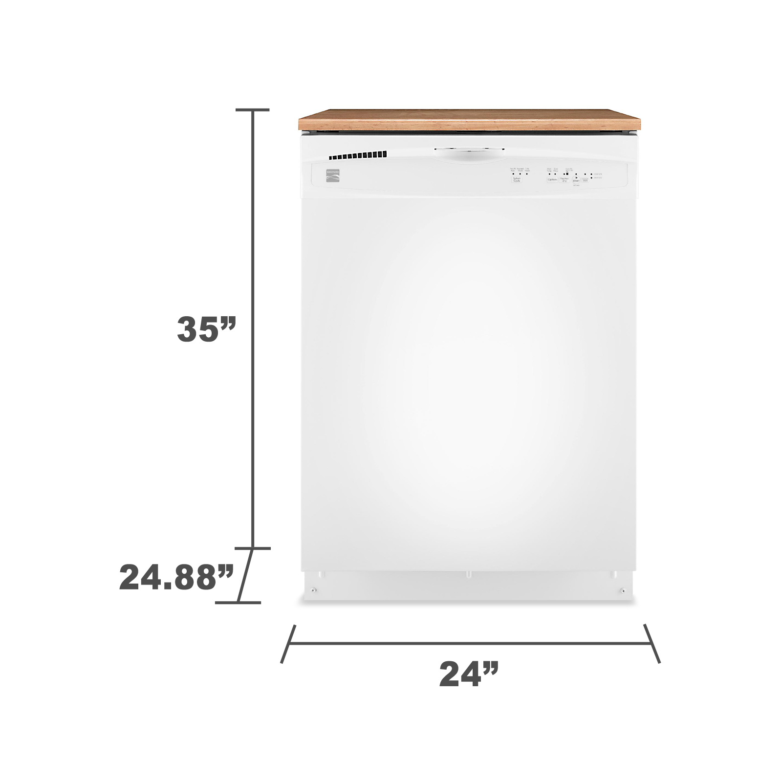 Kenmore 17152 24 Portable Dishwasher White Sears Outlet