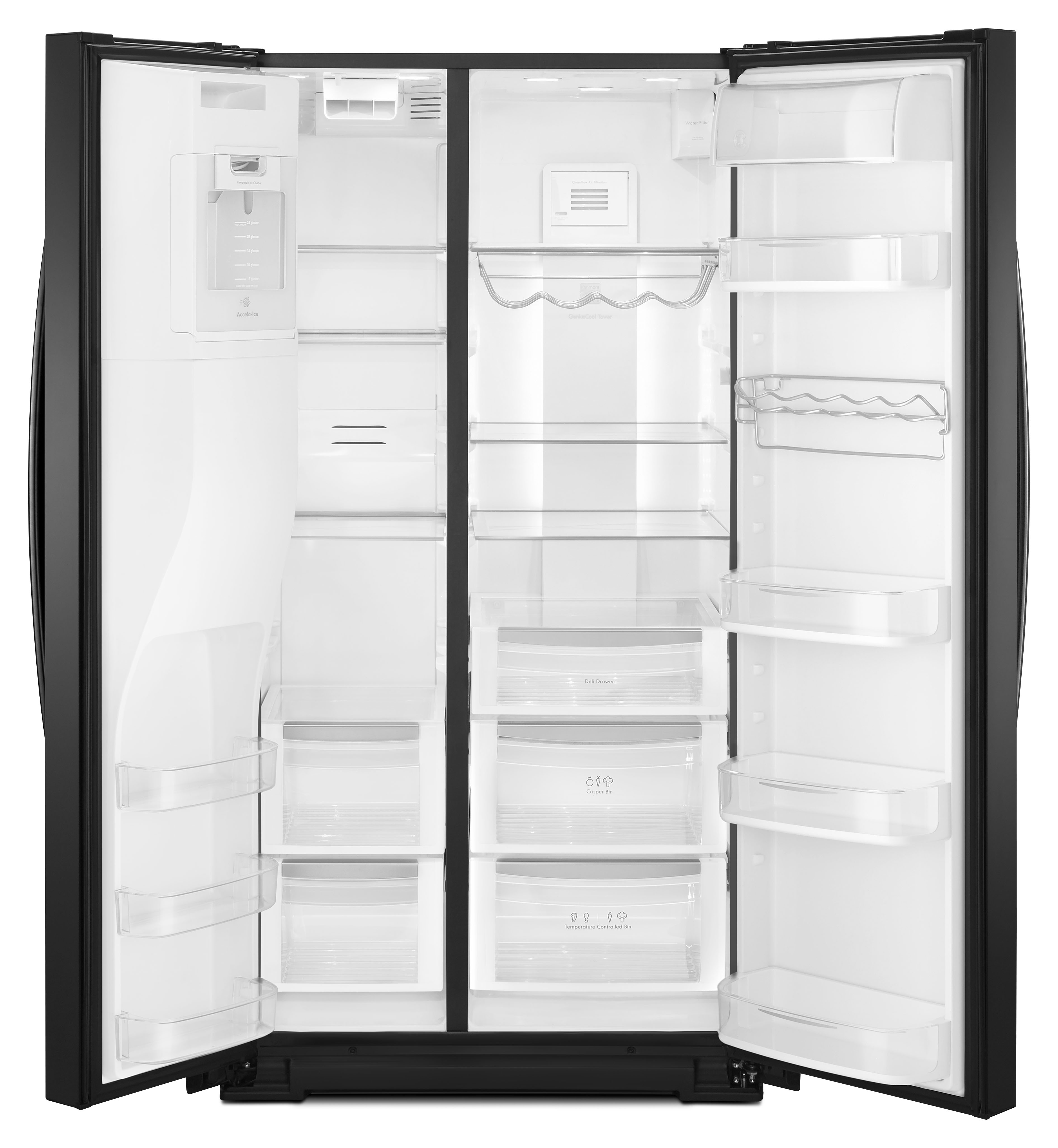 Kenmore Elite 51779 - 28 cu. ft. Side-by-Side Refrigerator - Black 