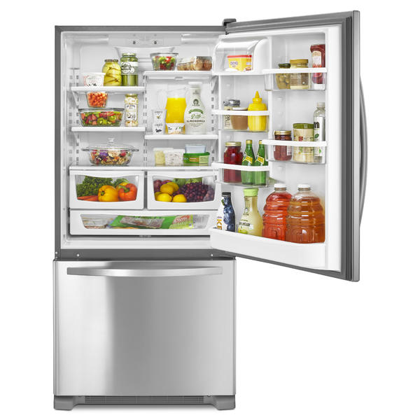 Kenmore 79343 22 cu. ft. Bottom-Freezer Single Door Refrigerator ...