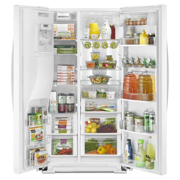 Kenmore Elite 51772 28 cu. ft. Side-by-Side Refrigerator - White ...