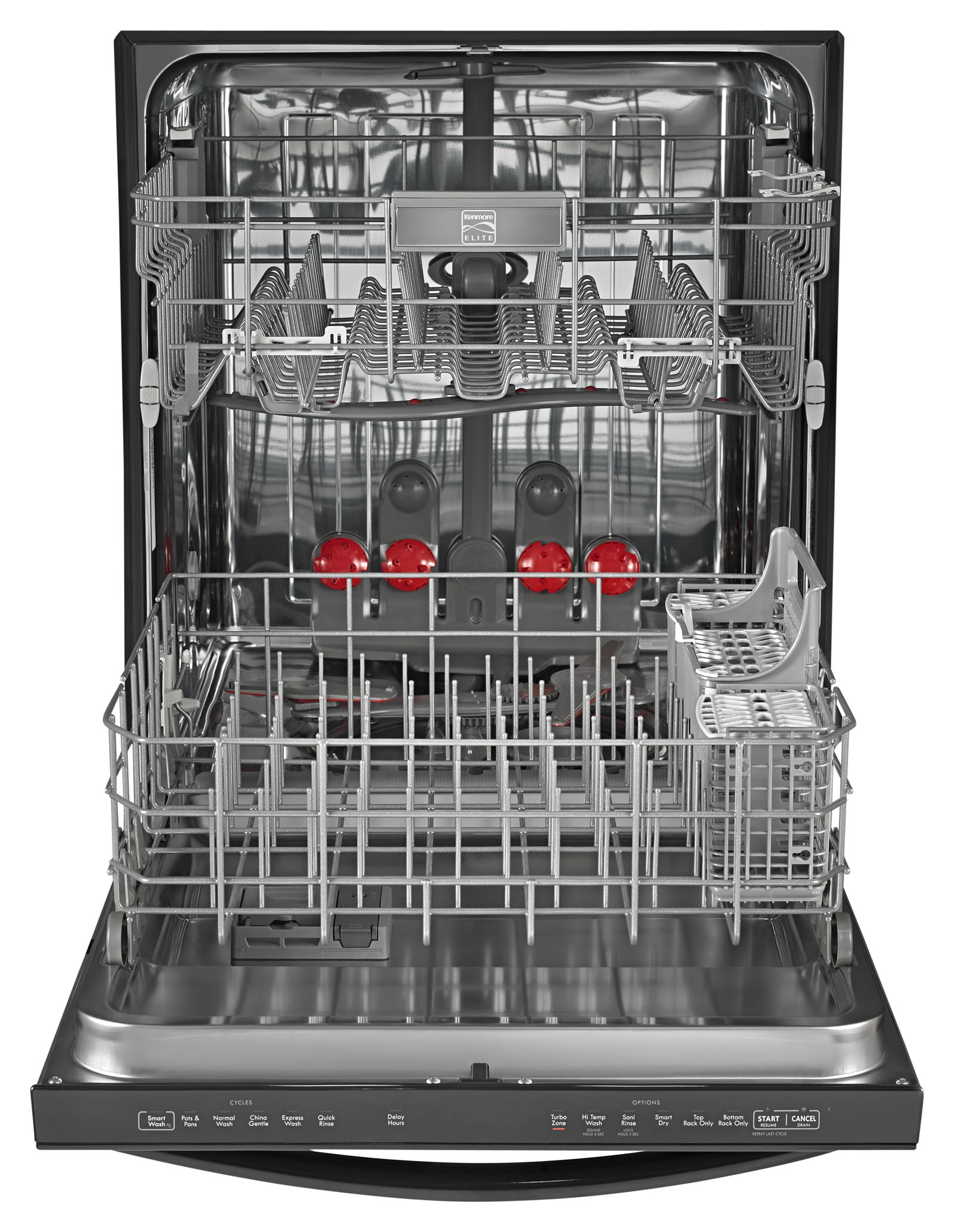 kenmore elite dishwasher black