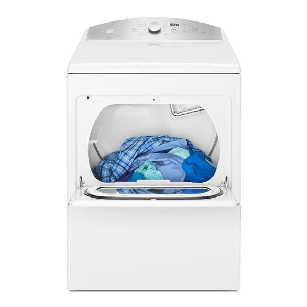 Kenmore 60372 27" 7.4 cu. ft. Electric Dryer with Glass Hamper Door White Sears Home