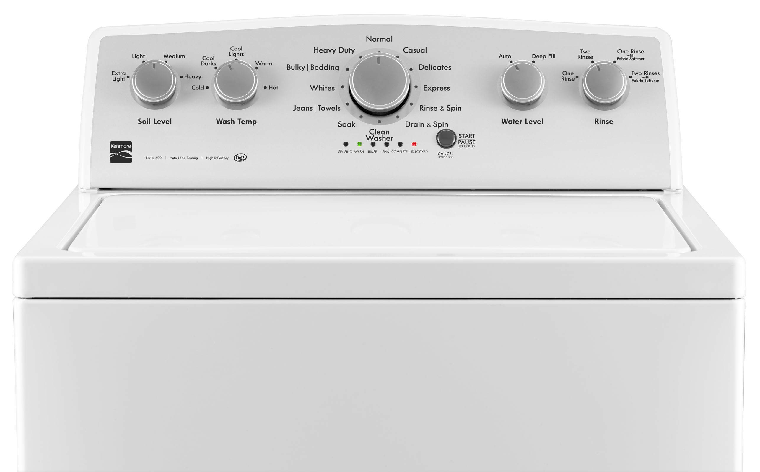 Top-Load Washer w/Deep Fill – White | Sears Outlet