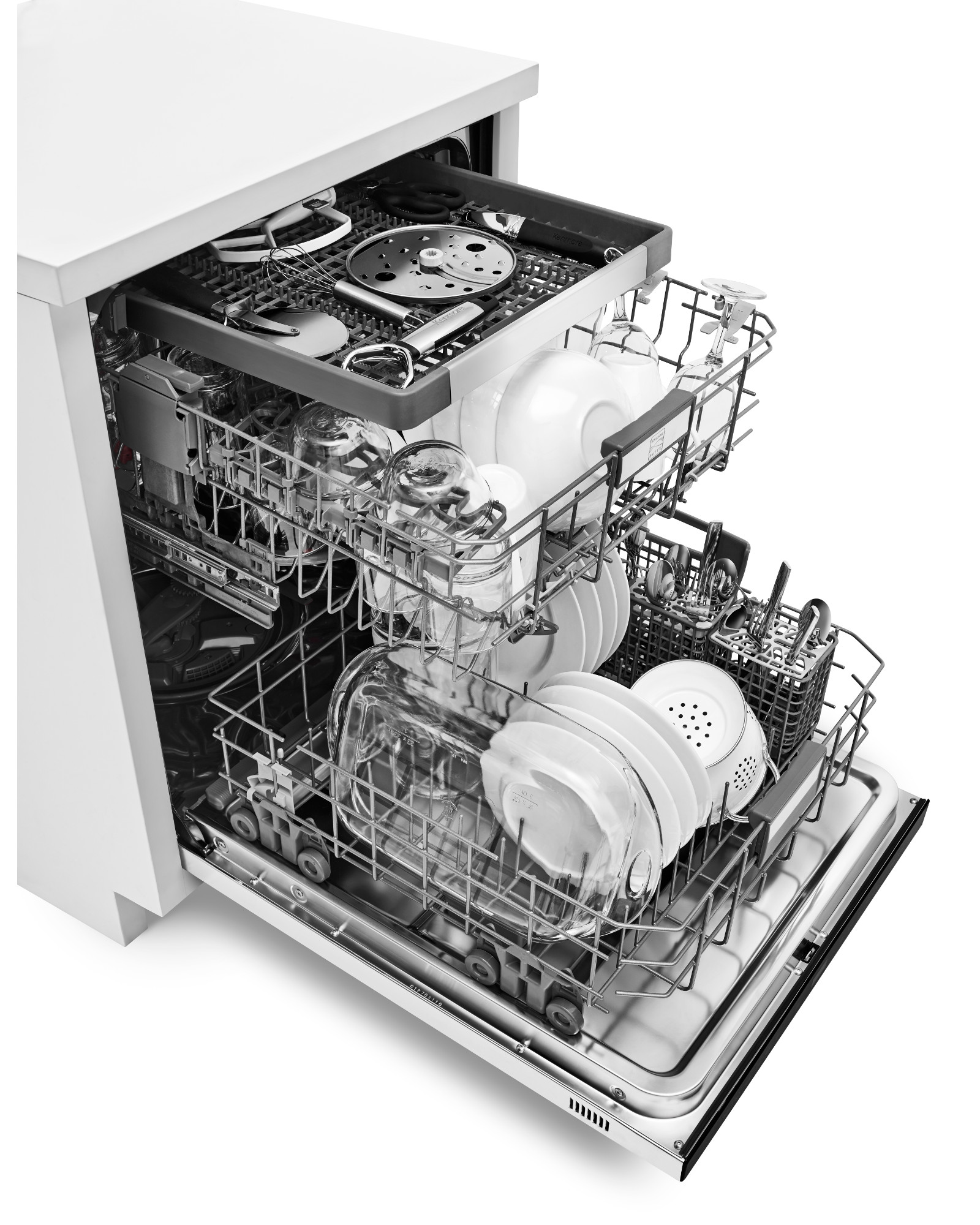 Kenmore Elite 14815 24 Built In Dishwasher With Micro Clean