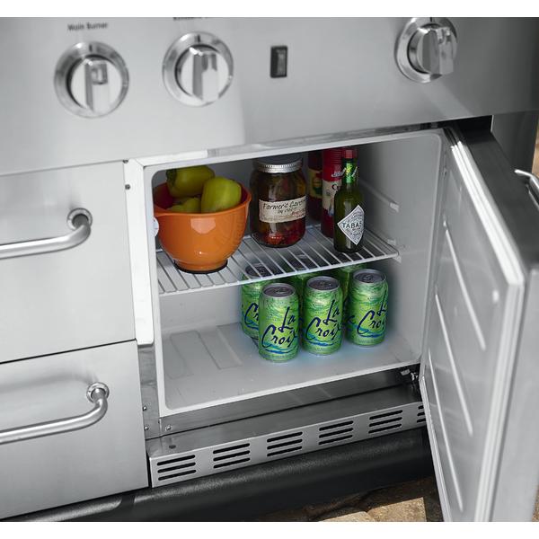 bbq grill with refrigerator