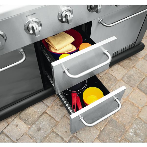 Kenmore BG255 5Burner Island Gas Grill with Refrigerator Sears