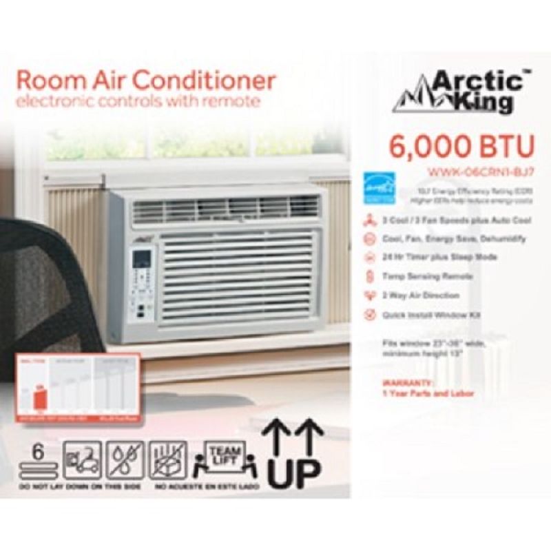 arctic king 6000 btu portable air conditioner