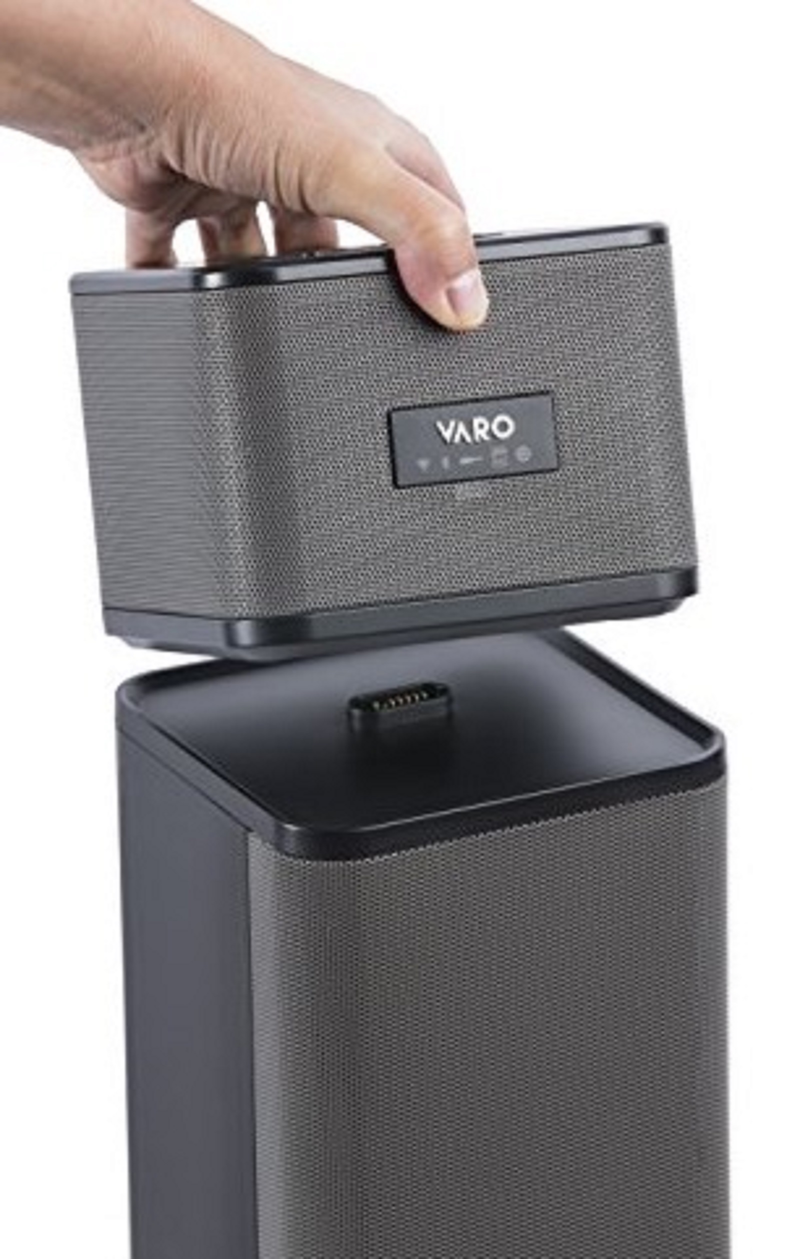 varo portable wifi bluetooth multi room speaker