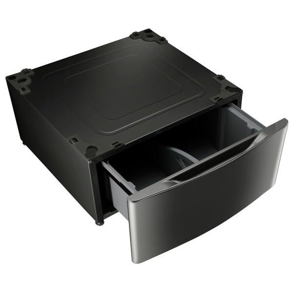 Lg Wdp4k 13 6 Laundry Pedestal With Storage Drawer Black