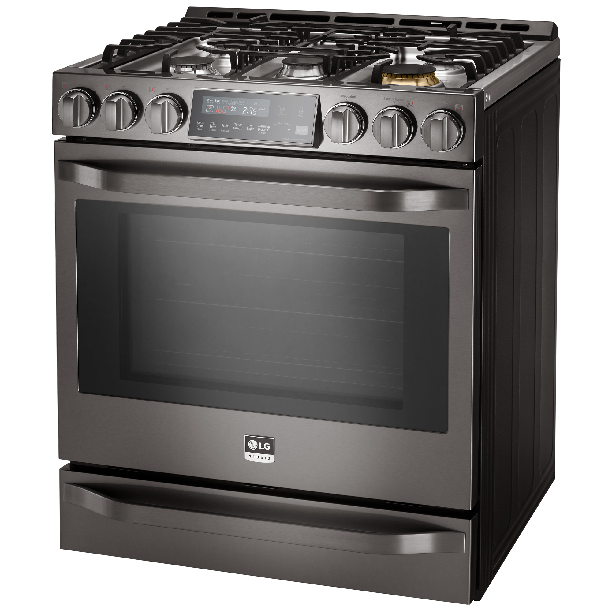 Lg Studio Lssg3019bd 6 3 Cu Ft Gas Slide In Range W Probake