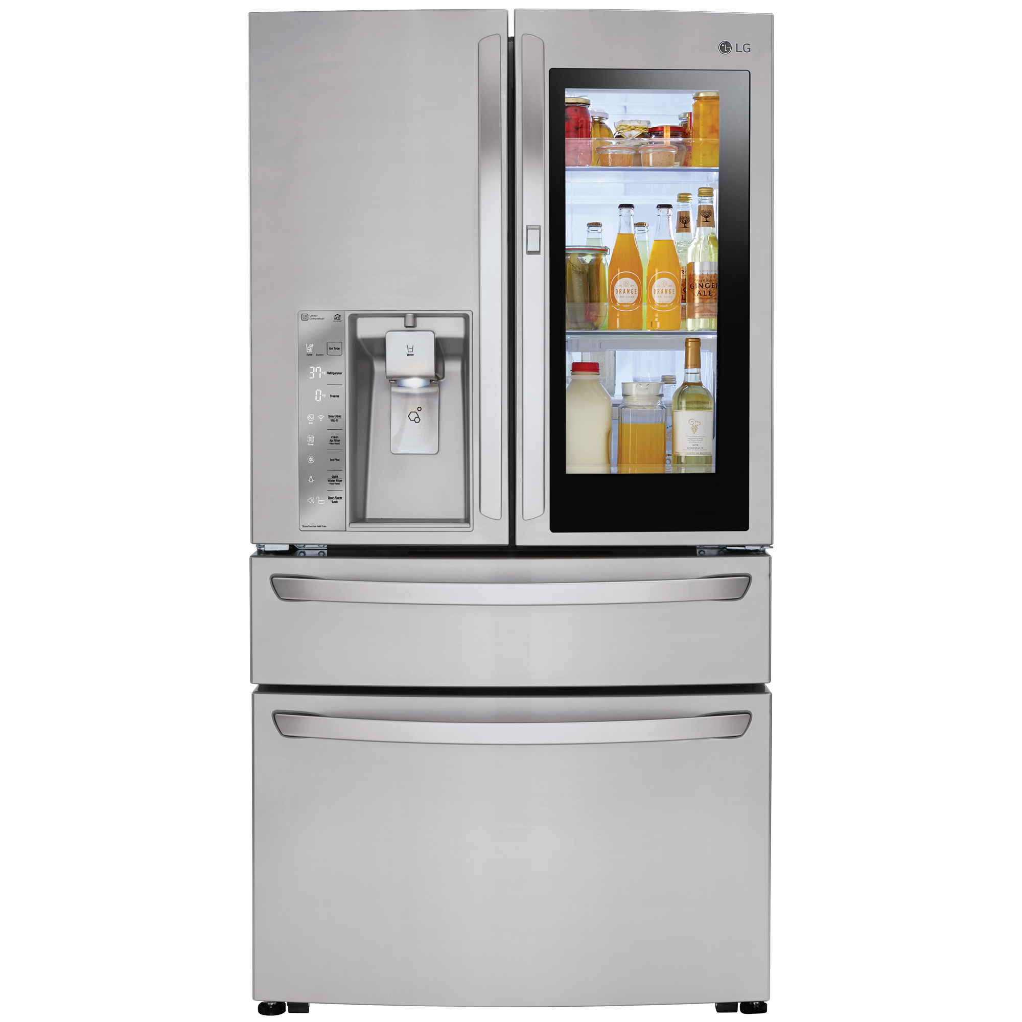 LG LMXC23796S/00 Bottom-Mount Refrigerator