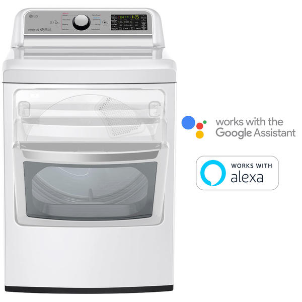 LG DLE7200WE 7.3 cu. ft. Smart WiFi Enabled Electric Dryer w/ Sensor