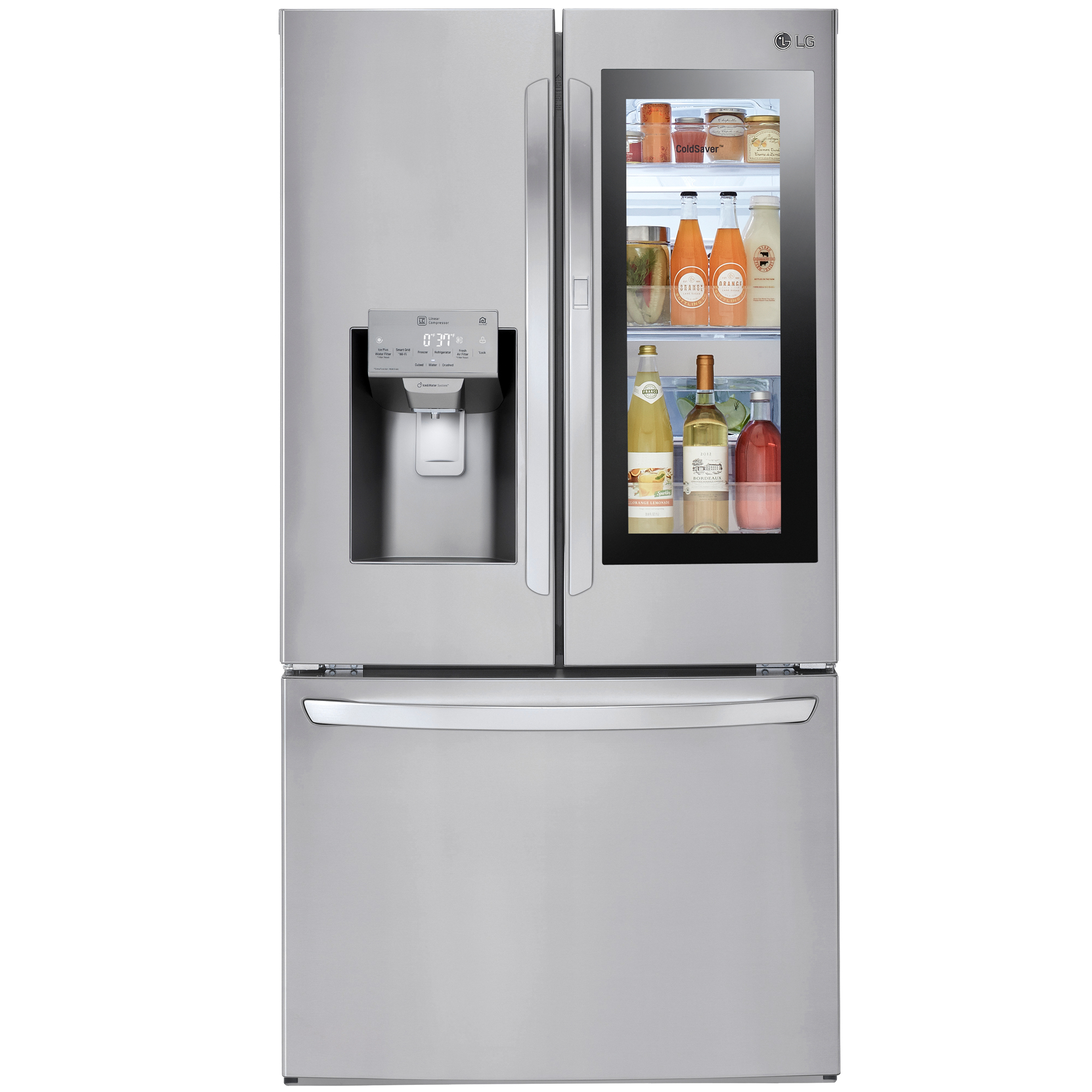 LG LFXS28596S/00 Bottom-Mount Refrigerator