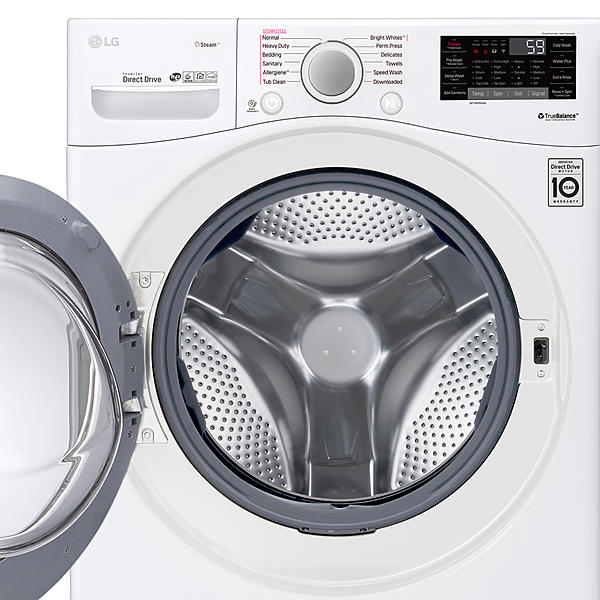 LG WM3700HWA 4.5 cu. ft. Smart Front-Load Washer with Steam – White ...