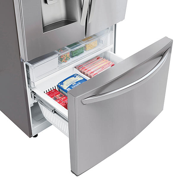 LG LFXS26973S 26.2 cu. ft. Smart WiFi Enabled 3Door French Door