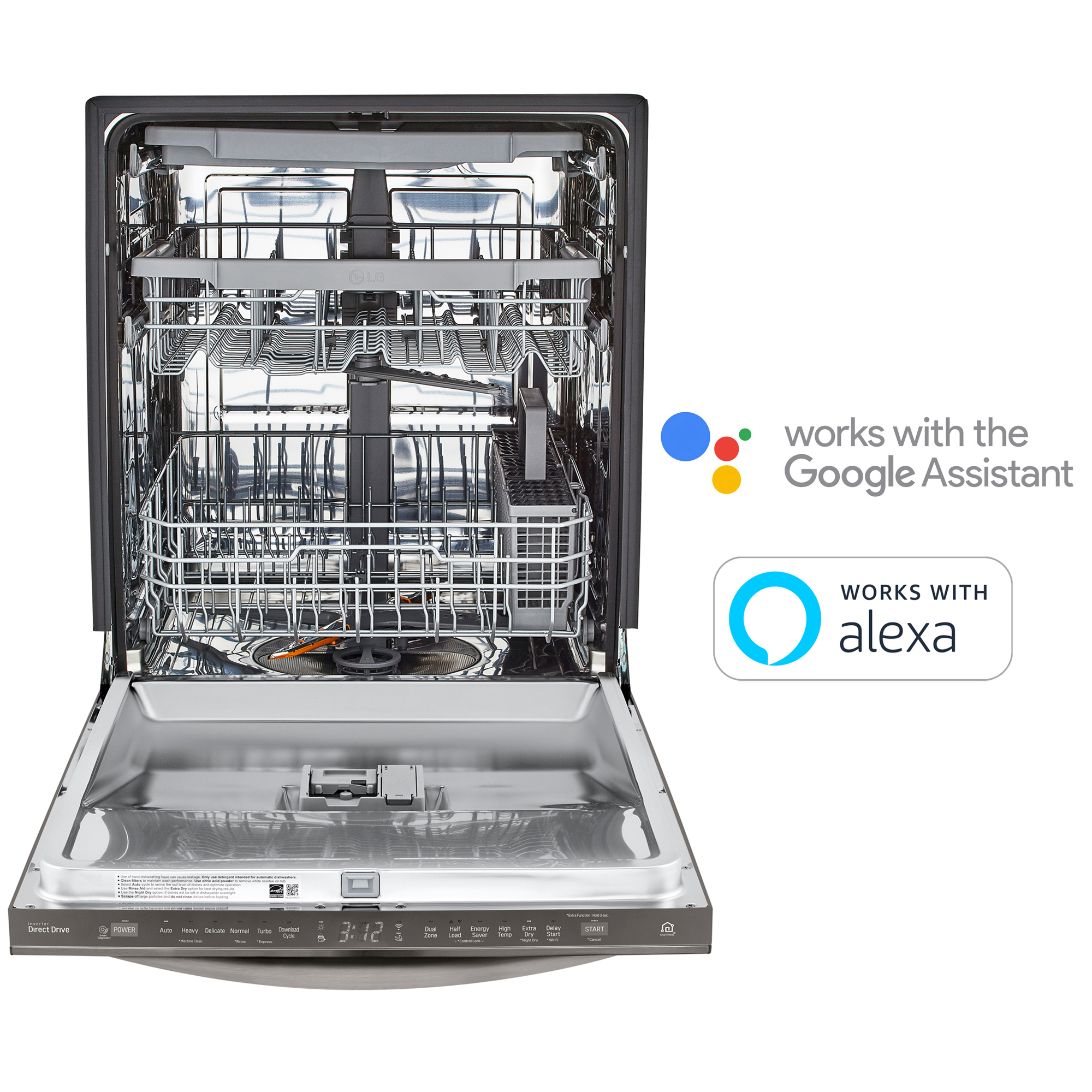 lg dishwasher third rack