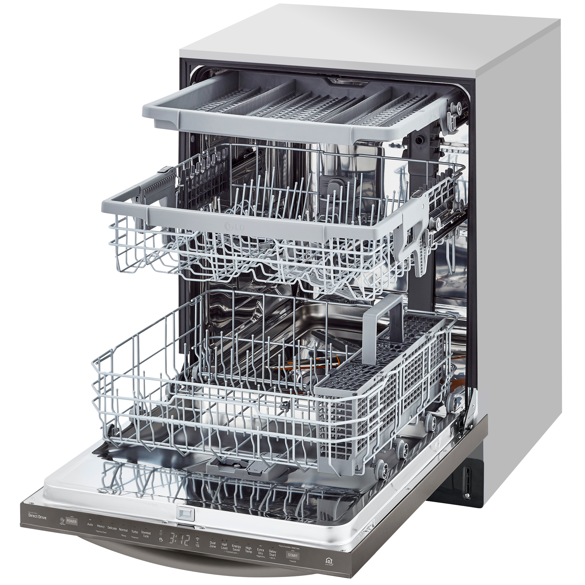 lg dishwasher third rack