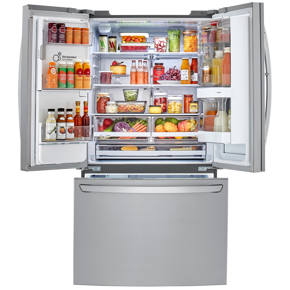 Lg Lfxs26596s 26 Cu Ft Smart Wi Fi Enabled French Door Instaview Refrigerator Ss