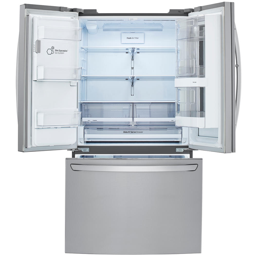 Lg Lfxs26596s 26 Cu Ft Smart Wi Fi Enabled French Door Instaview Refrigerator Ss