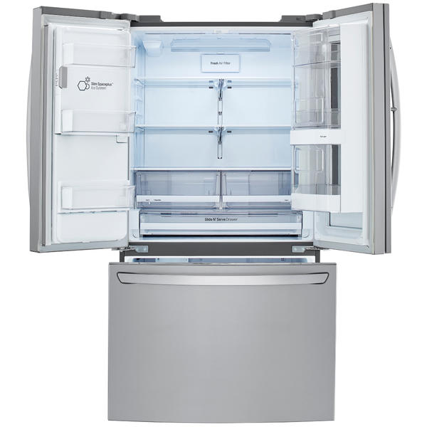 LG LFXS26596S 26 cu. ft. Smart WiFi Enabled French Door InstaView