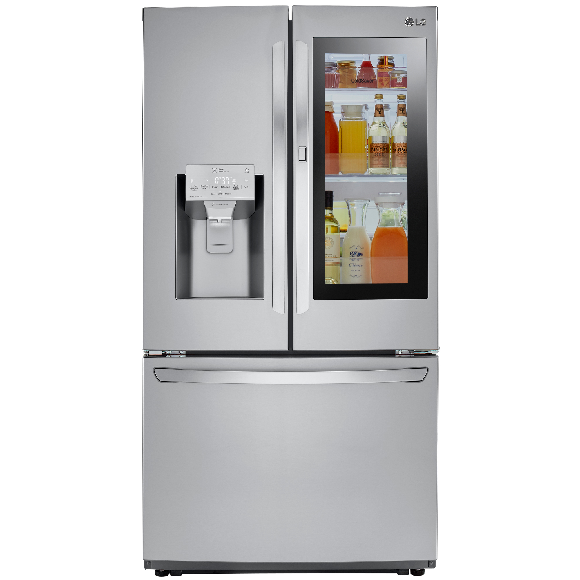 LG LFXS26596S/00 Bottom-Mount Refrigerator