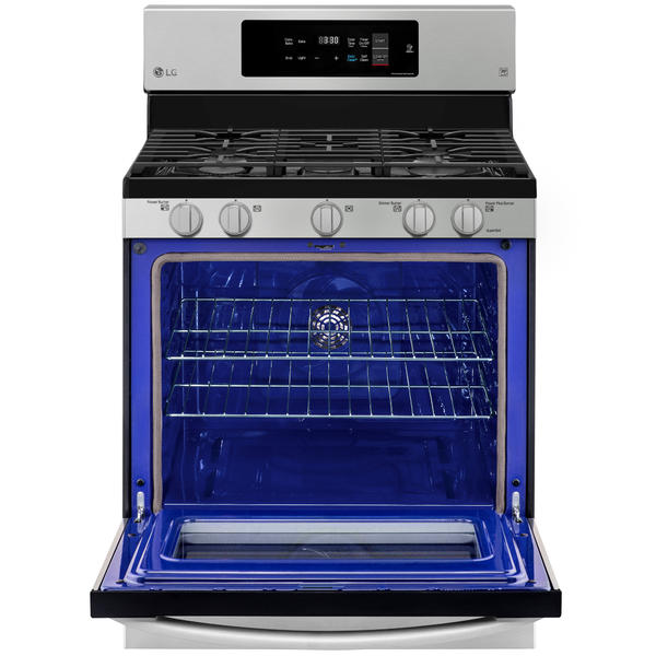 LG LRG3194ST 5.4 cu. ft. Gas Range w/ Convection ...