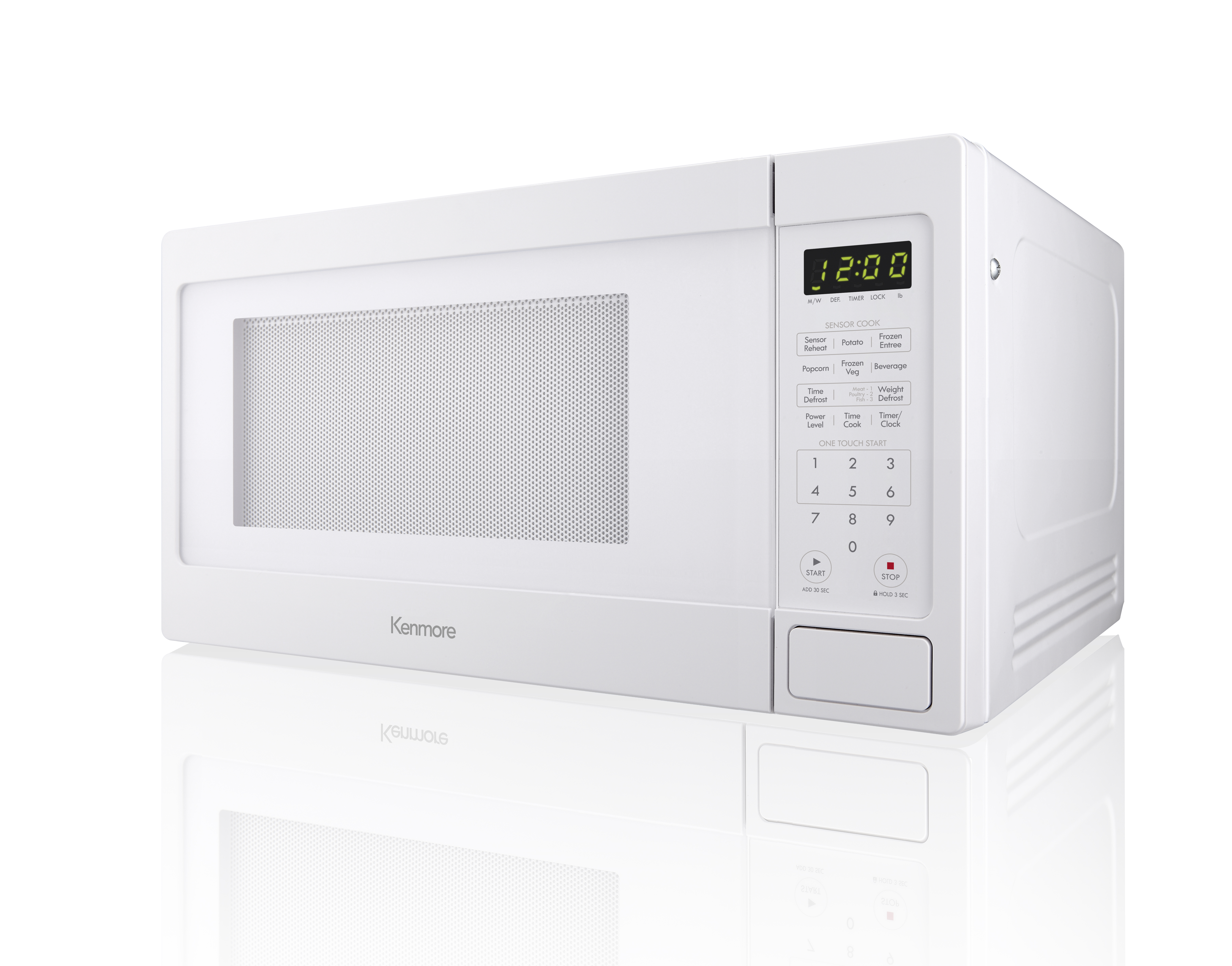 Kenmore 71312 1 3 Cu Ft Countertop Microwave Oven White