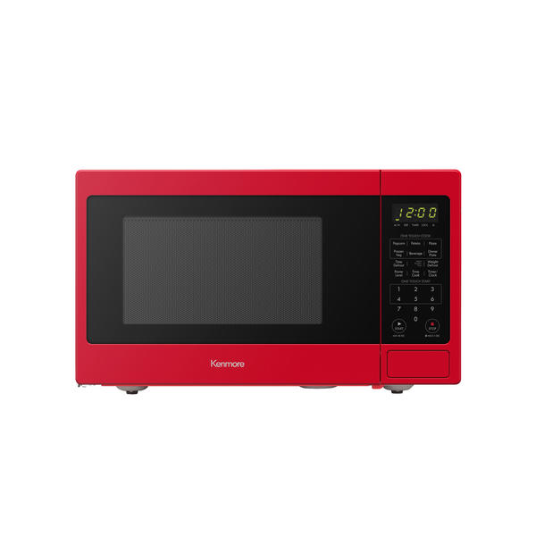 Kenmore 70918 0 9 Cu Ft Countertop Microwave Oven Red Sears