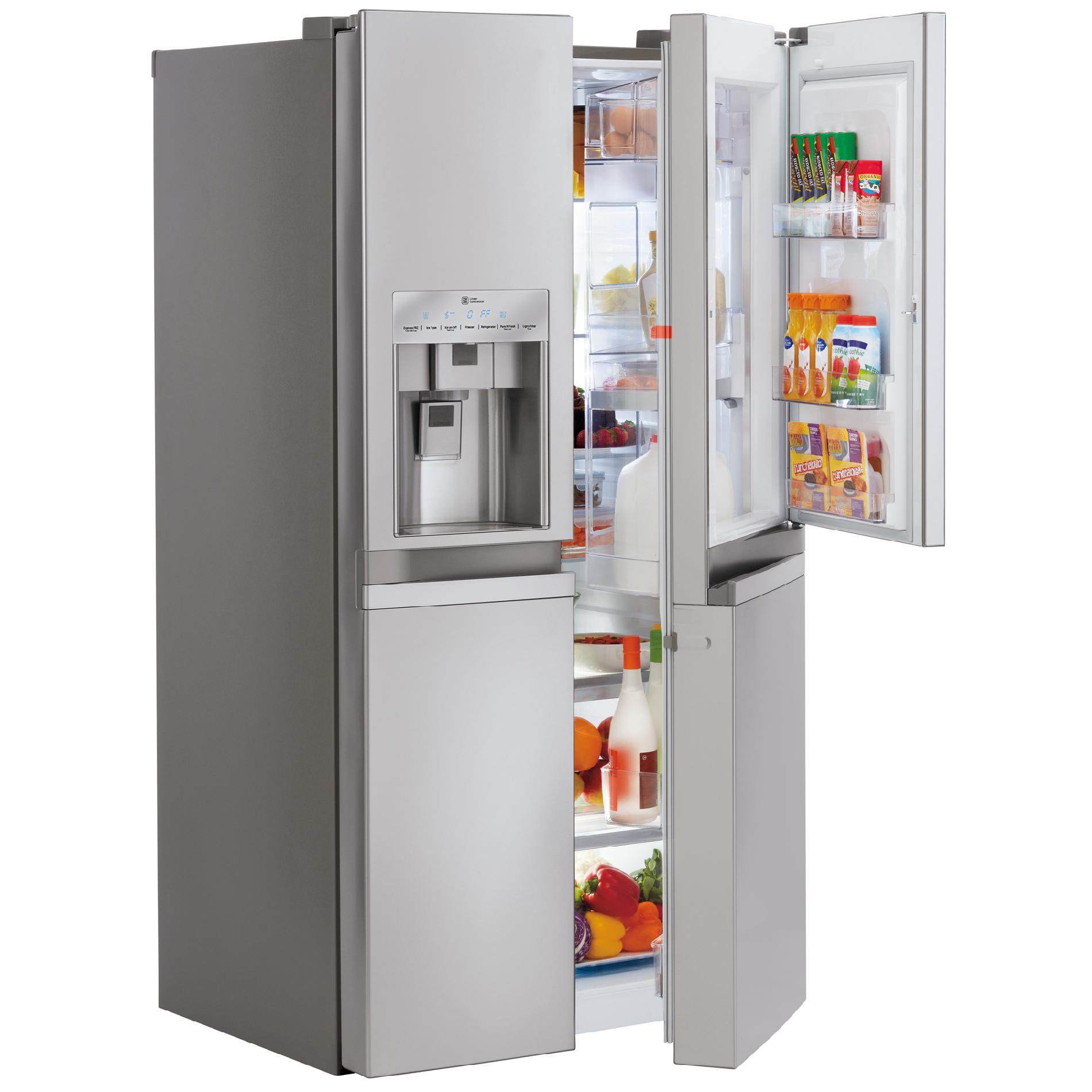 Lg Lsc22991st 21 5 Cu Ft Counter Depth Lar Capacity Sxs