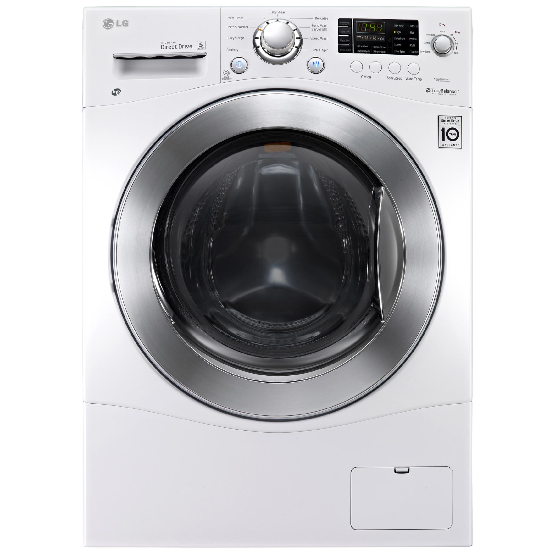LG WM3477HW Front-Loading Combo