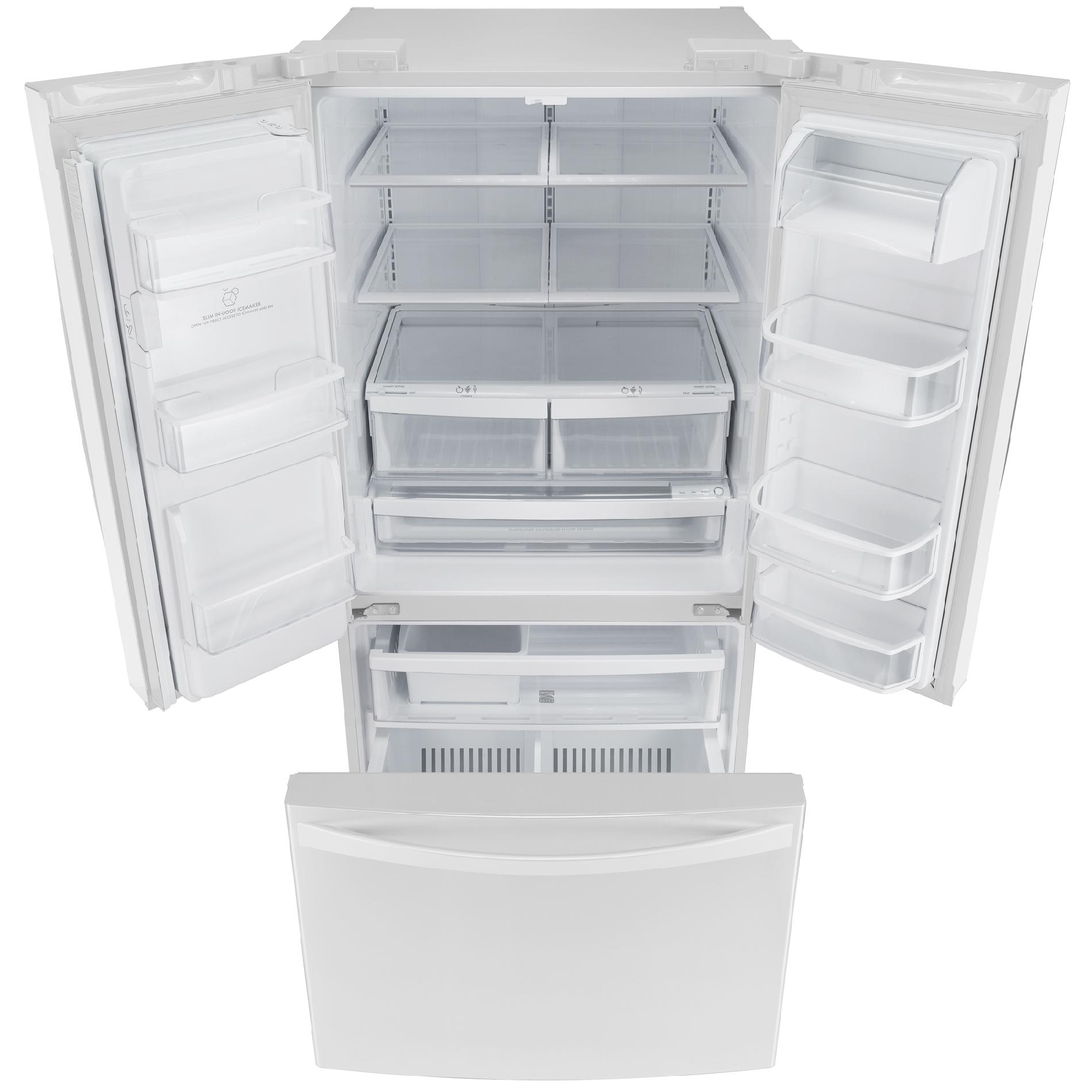 Kenmore Elite 73132 24 2 Cu Ft French Door Bottom Freezer